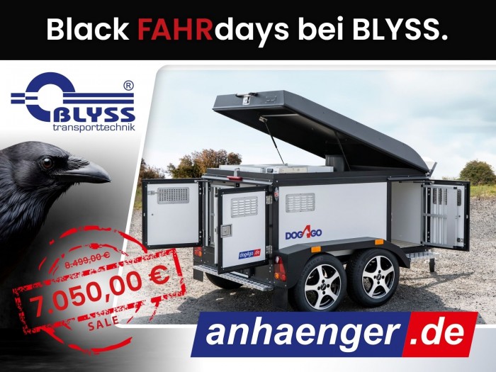 <strong>Black Month! Dog4Go Sport 3</strong> Hundeanhänger